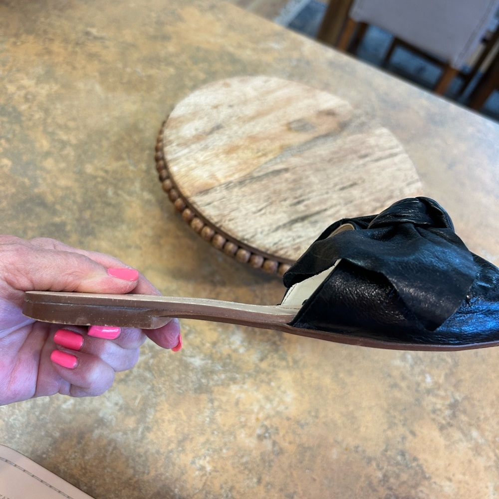 Zara Black Bow Mules - Picture 8 of 13
